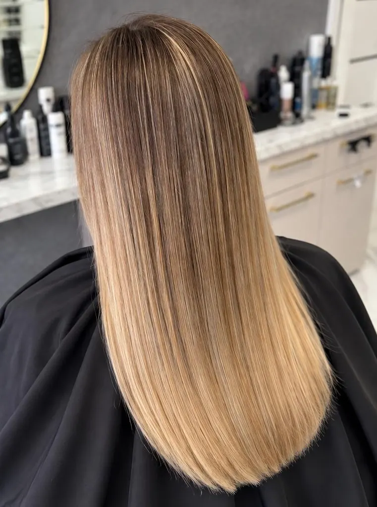 Frisse blonde overgang – na
