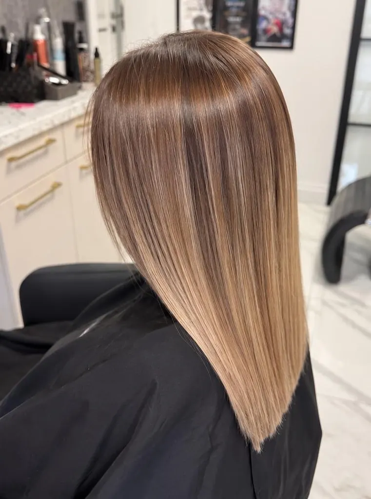 Verfijnde balayage – na