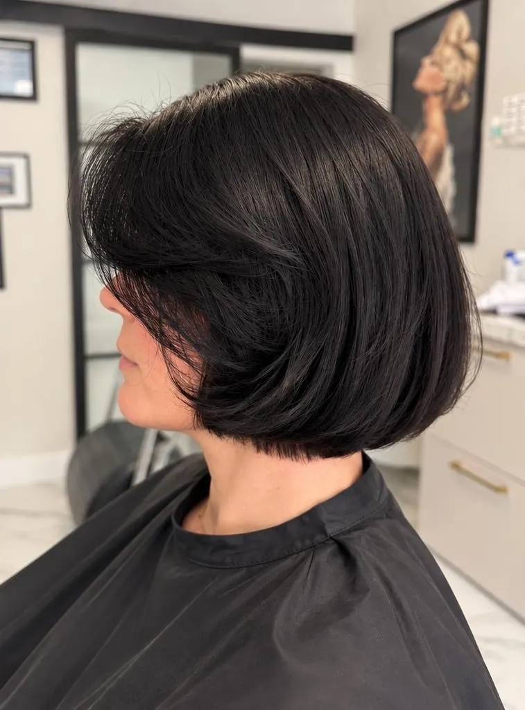 Strakke bob – na